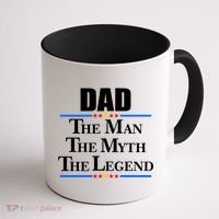 Dad The Man The Myth The Legend Stars Coffee Mug thumb 1