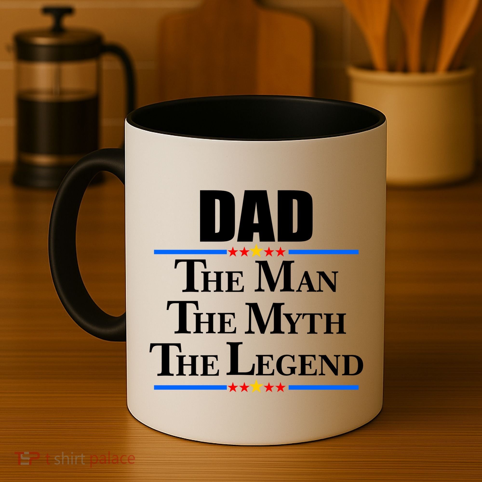 Dad The Man The Myth The Legend Stars Coffee Mug