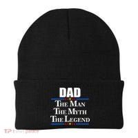 Dad The Man The Myth The Legend Stars Beanie thumb 0