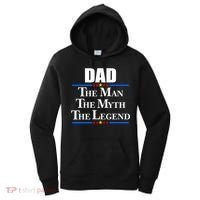 Dad The Man The Myth The Legend Stars Women's Hoodie thumb 0