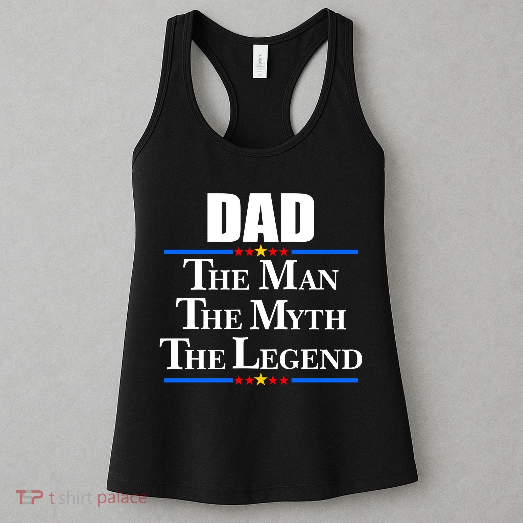 Dad The Man The Myth The Legend Stars Women's Tank Top