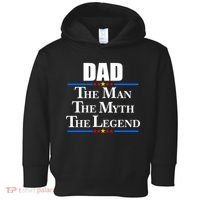 Dad The Man The Myth The Legend Stars Toddler Hoodie thumb 0