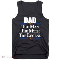 Dad The Man The Myth The Legend Stars Tank Top thumb 0
