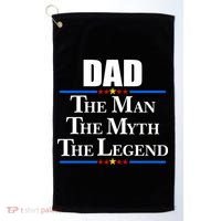 Dad The Man The Myth The Legend Stars Golf Towel thumb 0