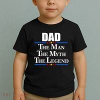 Dad The Man The Myth The Legend Stars Toddler T-Shirt thumb 2