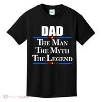 Dad The Man The Myth The Legend Stars Kids T-Shirt thumb 0