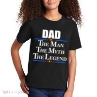 Dad The Man The Myth The Legend Stars Kids T-Shirt thumb 2