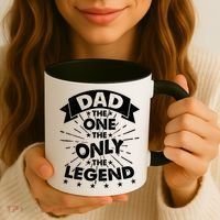Dad The One The Only The Legend Coffee Mug thumb 3