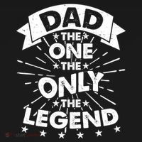 Dad The One The Only The Legend Baby Bodysuit thumb 2