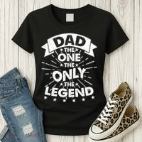 Dad The One The Only The Legend Women's T-Shirt thumb 3