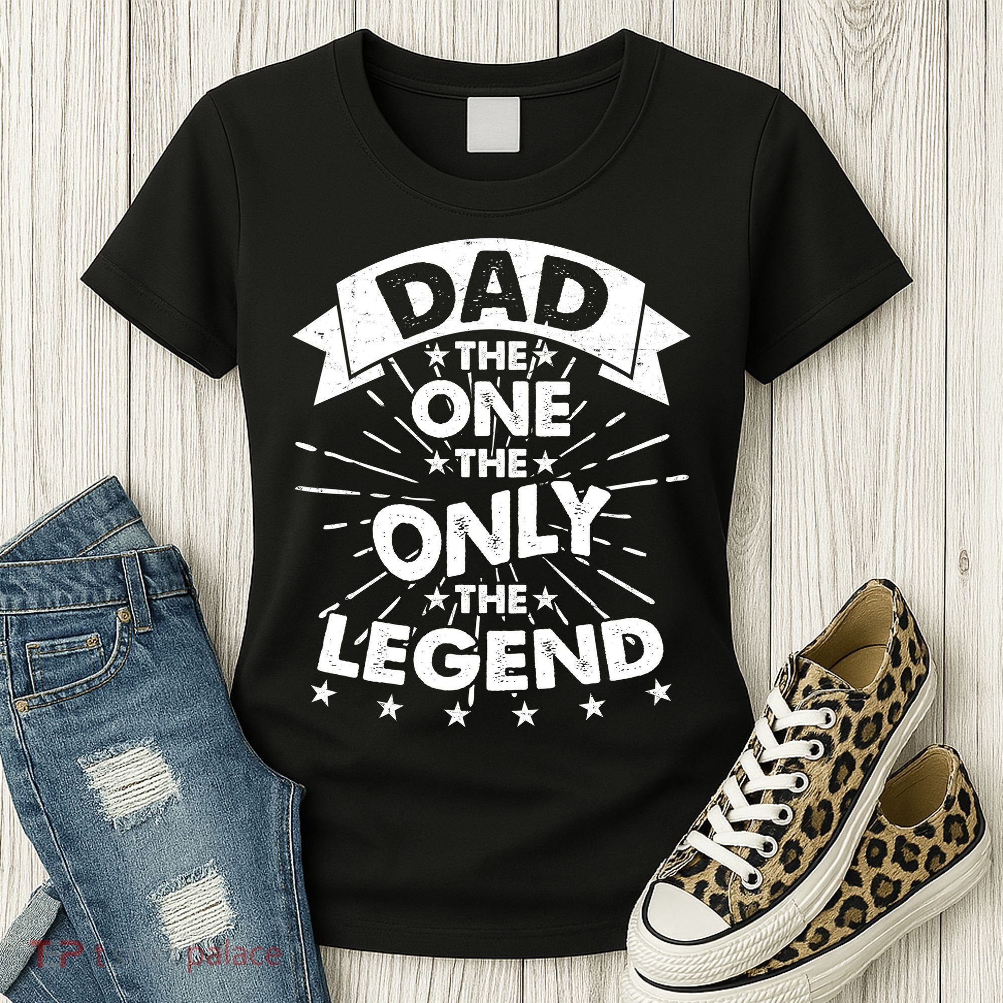 Dad The One The Only The Legend Women's T-Shirt