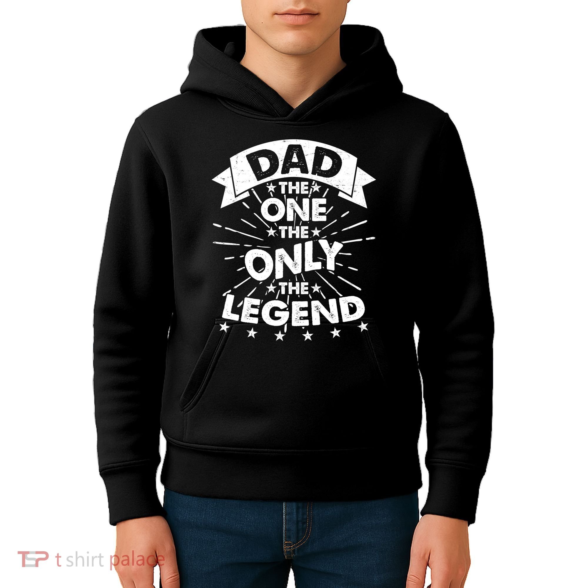 Dad The One The Only The Legend Kids Hoodie