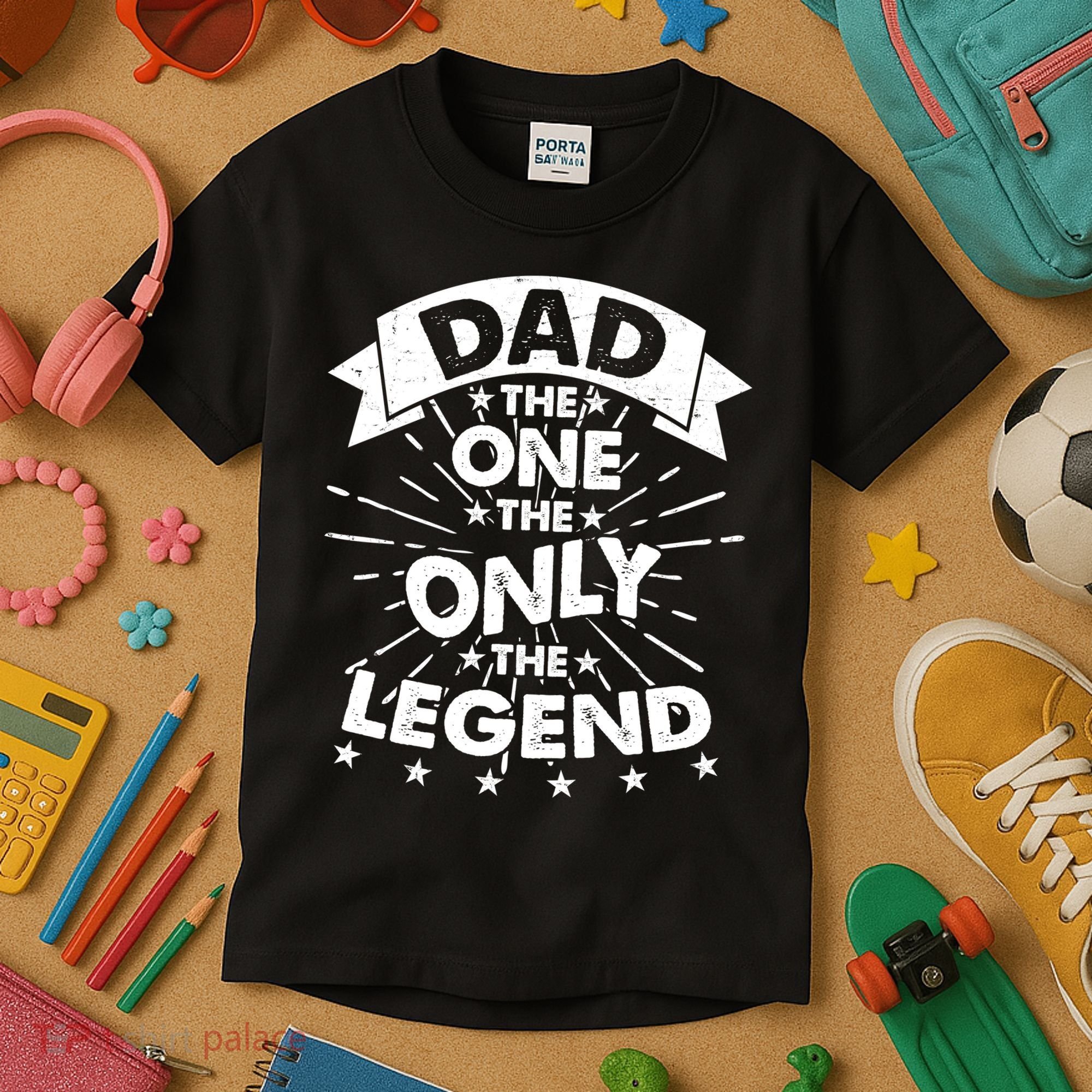 Dad The One The Only The Legend Kids T-Shirt