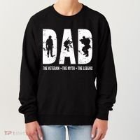 Dad The Veteran The Myth The Legend Women's Sweatshirt thumb 0