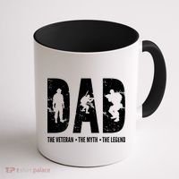 Dad The Veteran The Myth The Legend Coffee Mug thumb 1