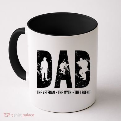 Dad The Veteran The Myth The Legend Coffee Mug