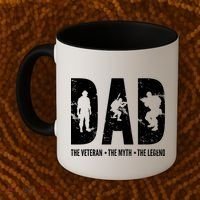 Dad The Veteran The Myth The Legend Coffee Mug thumb 2
