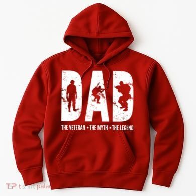 Dad The Veteran The Myth The Legend Hoodie