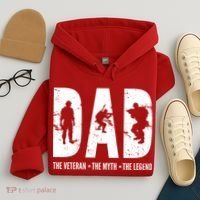 Dad The Veteran The Myth The Legend Hoodie thumb 4
