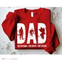 Dad The Veteran The Myth The Legend Sweatshirt thumb 2