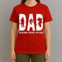 Dad The Veteran The Myth The Legend T-Shirt thumb 4