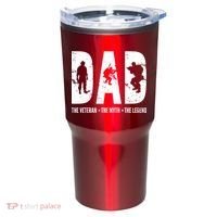 Dad The Veteran The Myth The Legend Tumbler thumb 0