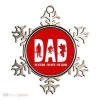 Dad The Veteran The Myth The Legend Ornament thumb 0