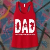 Dad The Veteran The Myth The Legend Women's Tank Top thumb 3
