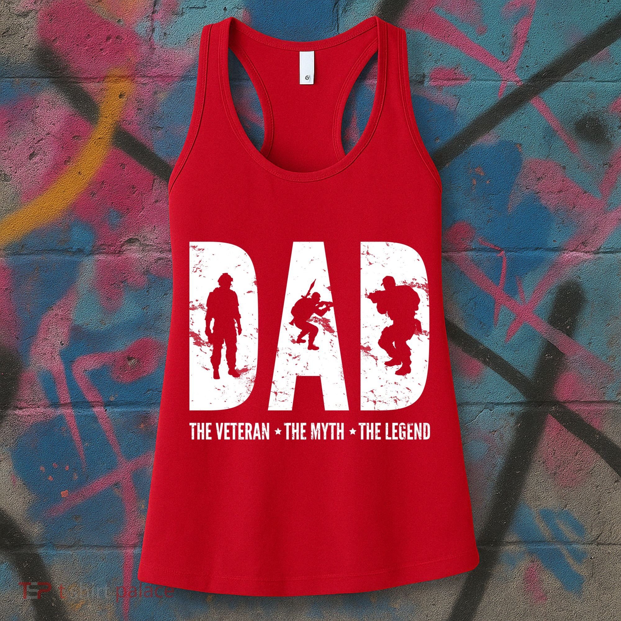 Dad The Veteran The Myth The Legend Women's Tank Top