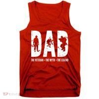 Dad The Veteran The Myth The Legend Tank Top thumb 0