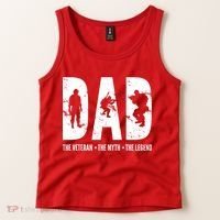 Dad The Veteran The Myth The Legend Tank Top thumb 2