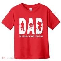 Dad The Veteran The Myth The Legend Toddler T-Shirt thumb 0