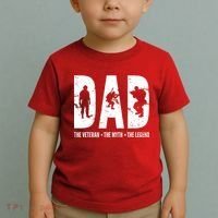 Dad The Veteran The Myth The Legend Toddler T-Shirt thumb 2