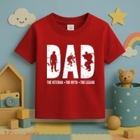 Dad The Veteran The Myth The Legend Toddler T-Shirt thumb 3