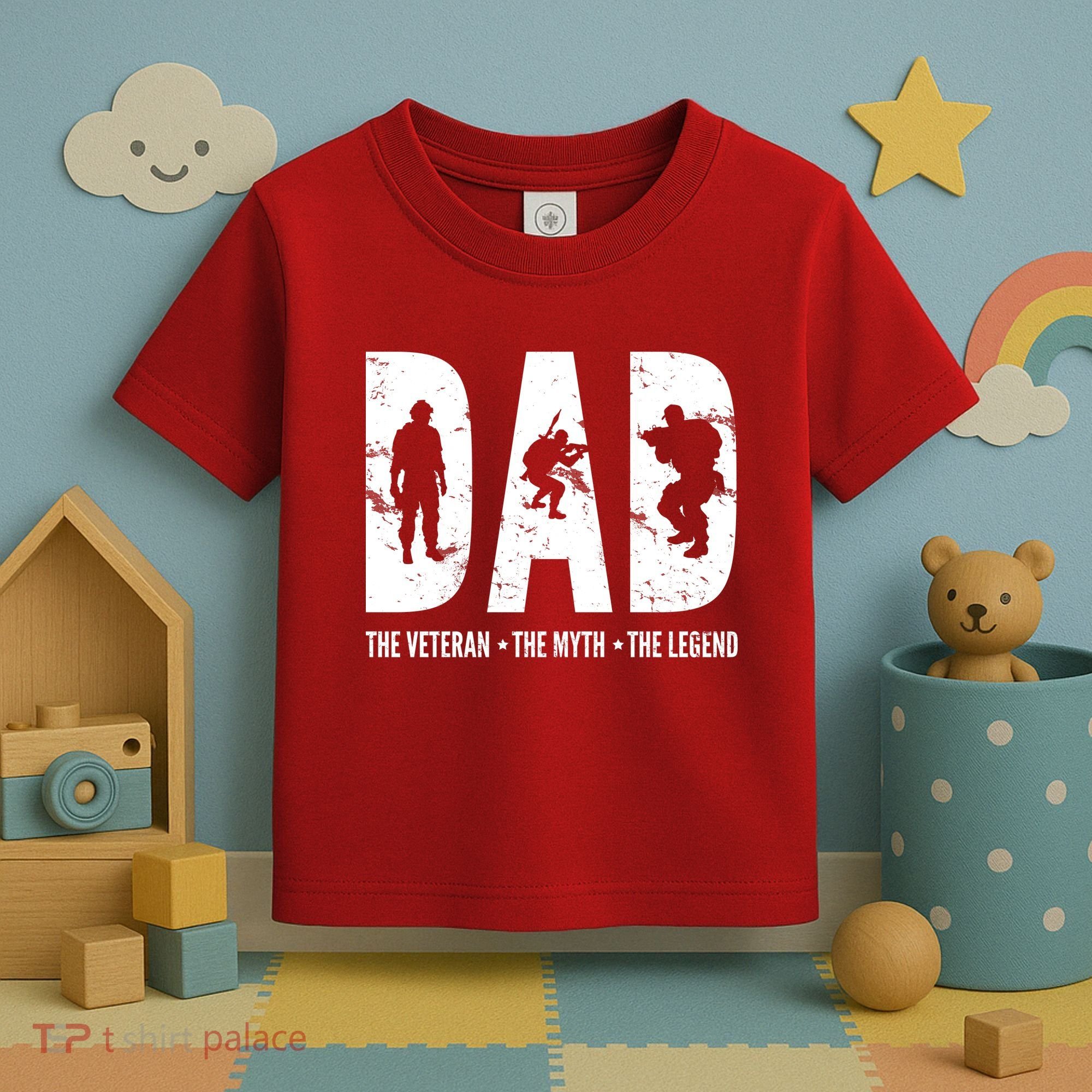 Dad The Veteran The Myth The Legend Toddler T-Shirt