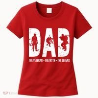 Dad The Veteran The Myth The Legend Women's T-Shirt thumb 0