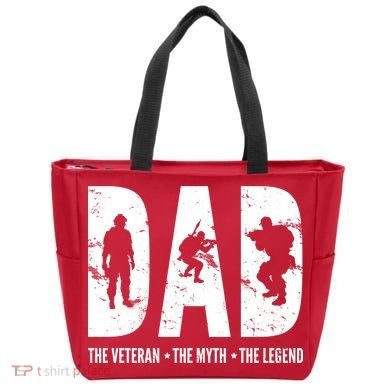 Dad The Veteran The Myth The Legend Tote Bag