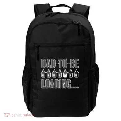 Dad To Be Loading Backpack
