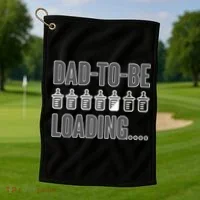 Dad To Be Loading Golf Towel thumb 1