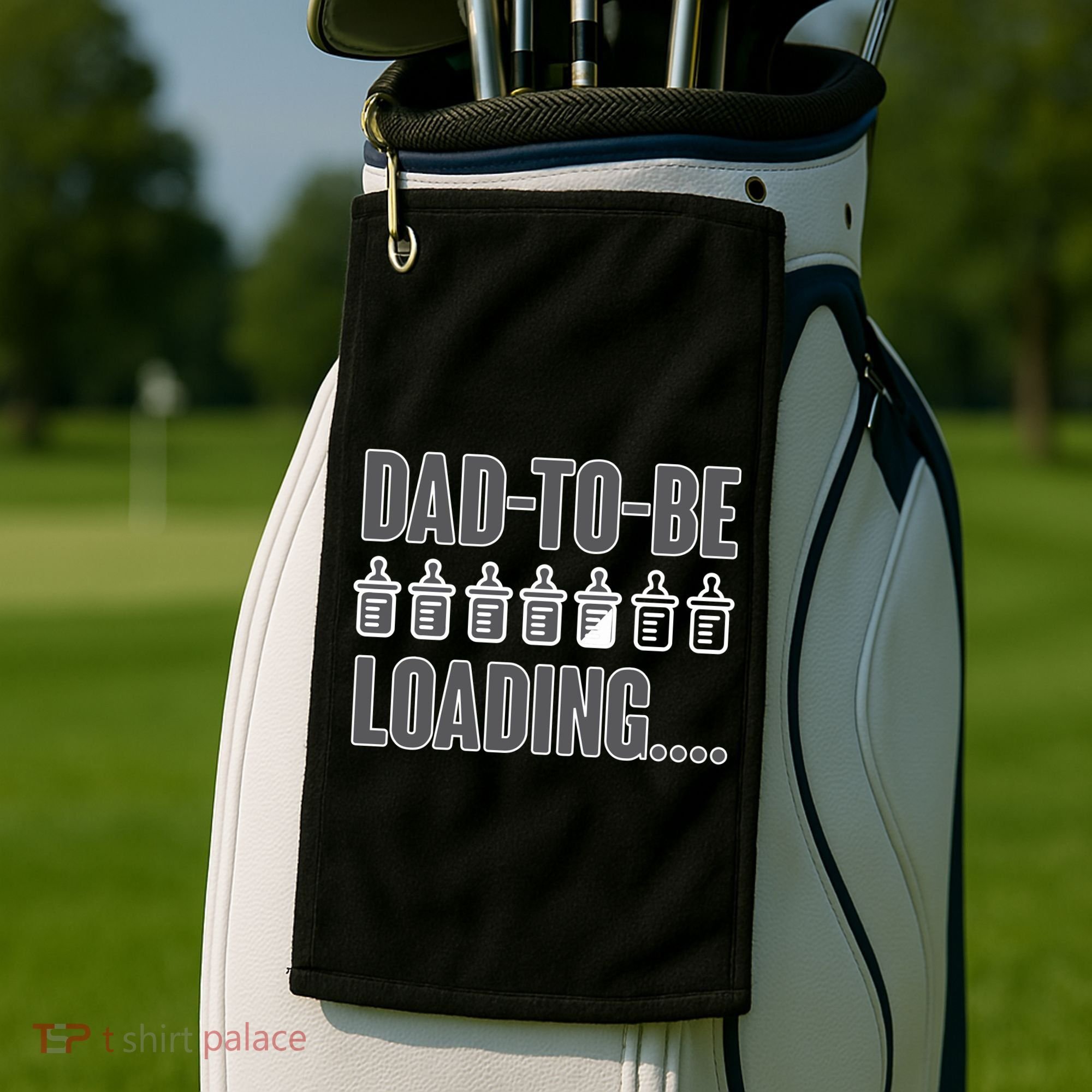 Dad To Be Loading Golf Towel