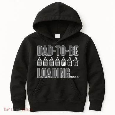 Dad To Be Loading Kids Hoodie