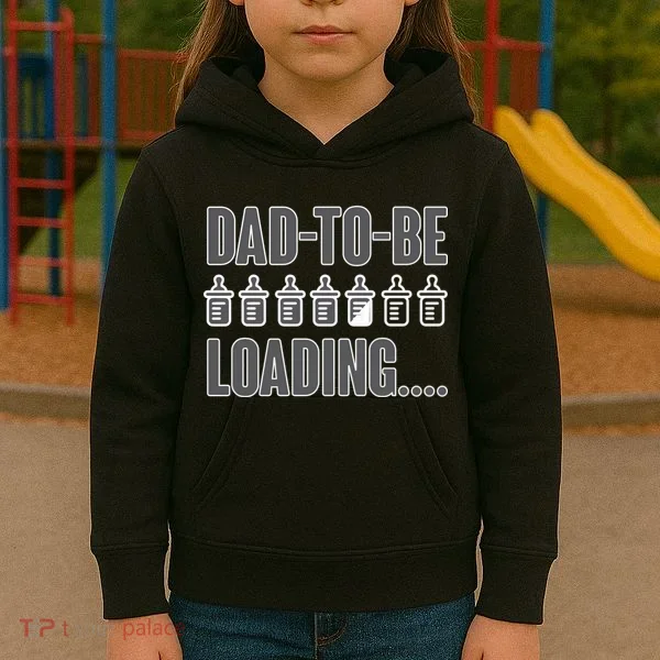 Dad To Be Loading Kids Hoodie