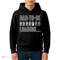 Dad To Be Loading Kids Hoodie thumb 4