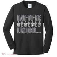 Dad To Be Loading Kids Long Sleeve Shirt thumb 0