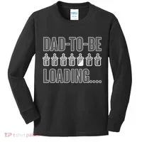 Dad To Be Loading Kids Long Sleeve Shirt thumb 0