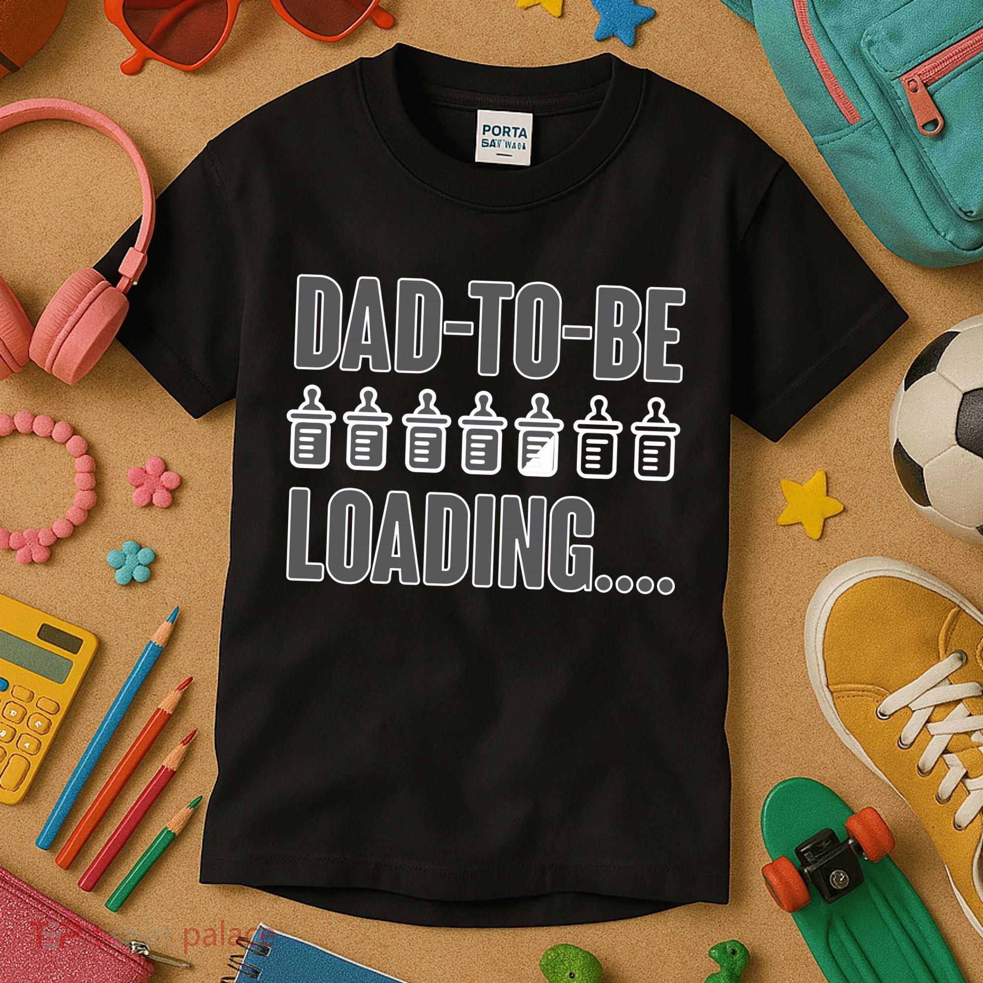 Dad To Be Loading Kids T-Shirt