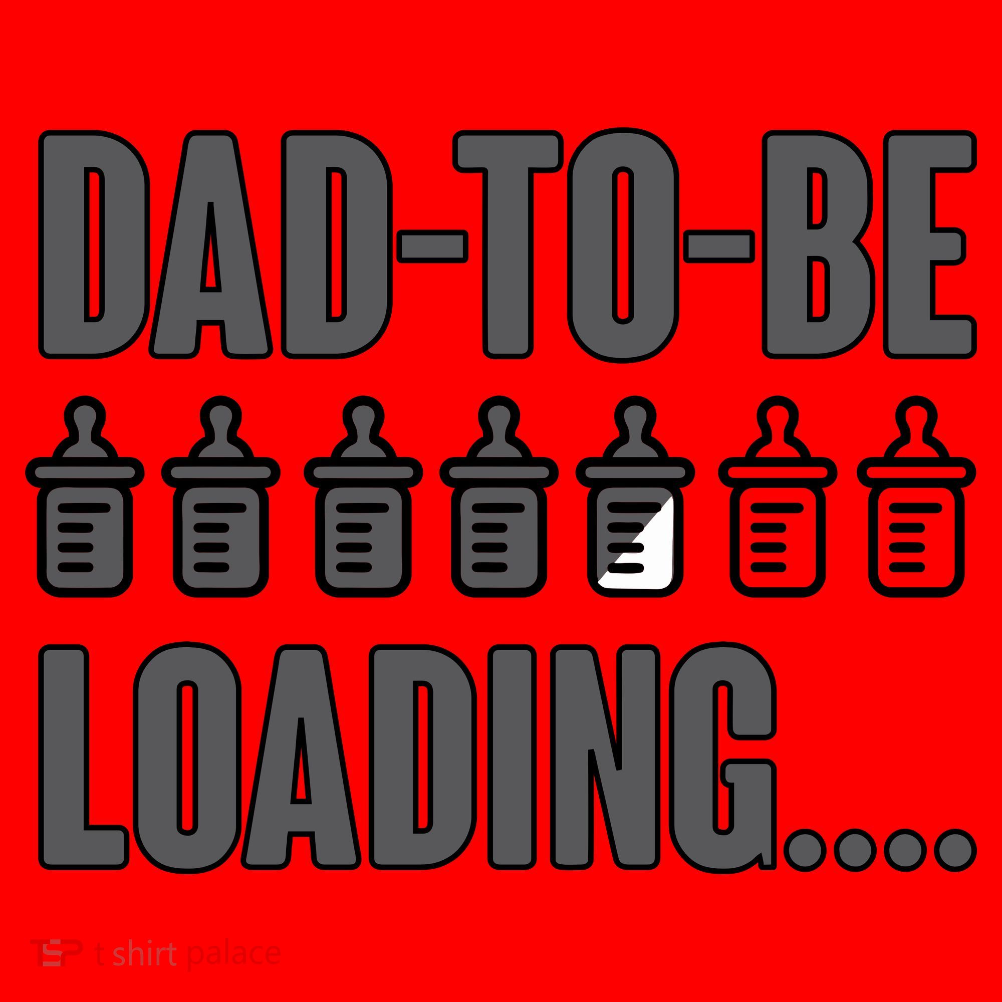 Dad To Be Loading Santa Hat