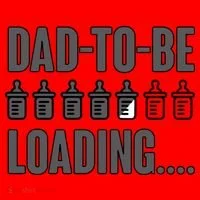 Dad To Be Loading Santa Hat thumb 1