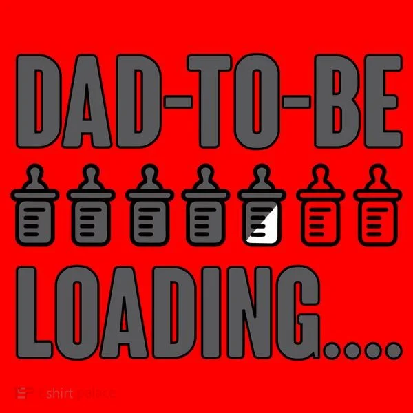 Dad To Be Loading Santa Hat