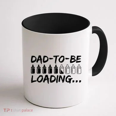 Dad To Be Loading Future Daddy Coffee Mug back